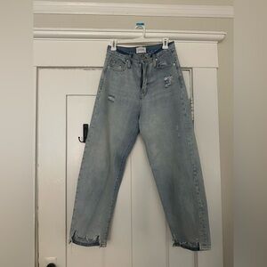 Frame Denim Light Blue Boyfriend Jeans